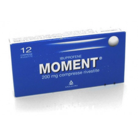 confezione 12 compresse rivestire moment 200 mg