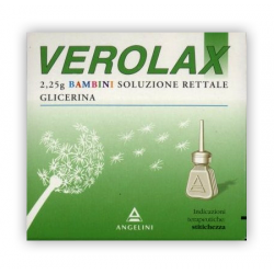 6 Microclismi imbustati singolarmente di Verolax Bambini della Angelini Pharma