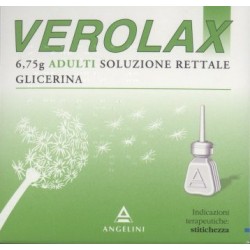 6 clismi imbustati singolarmente di Verolax Adulti della Angelini Pharma.