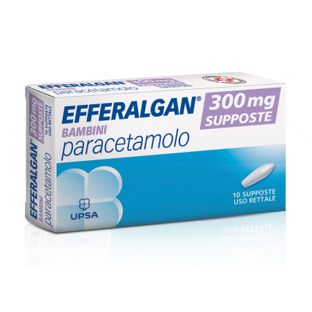 Efferalgan Bambini 300 Mg 10 Supposte antipiretico e analgesico