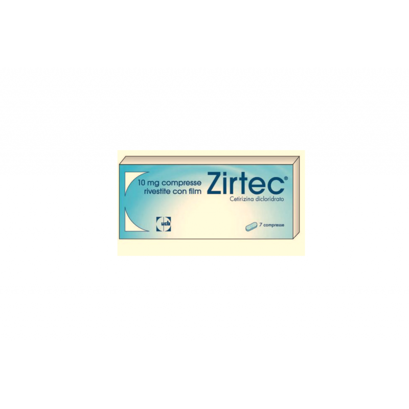 Ucb Pharma Zirtec 10 Mg Compresse Rivestite Con Film Cetirizina Dicloridrato 7 compresse