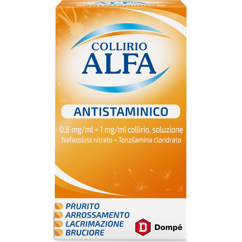 Alfa Antistaminico 0,8 Mg/ml + 1 Mg/ml Collirio flacone da 10 ml