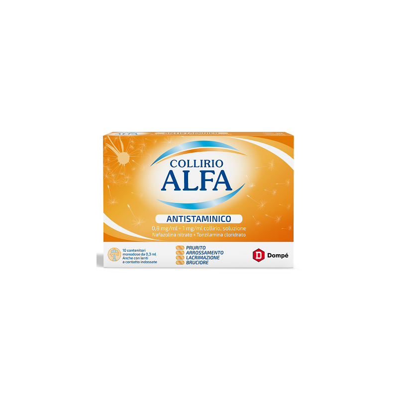 Alfa Antistaminico 0,8 Mg/ml + 1 Mg/ml Collirio 10 contagocce monouso