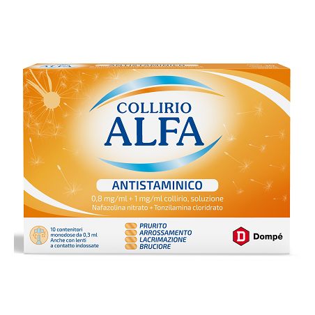 Alfa Antistaminico 0,8 Mg/ml + 1 Mg/ml Collirio 10 contagocce monouso