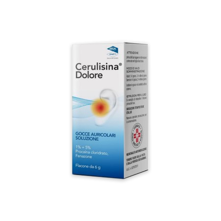 Ibsa Farmaceutici  Cerulisina Dolore Gocce Auricolari, Soluzione Procaina Cloridrato E Fenazone