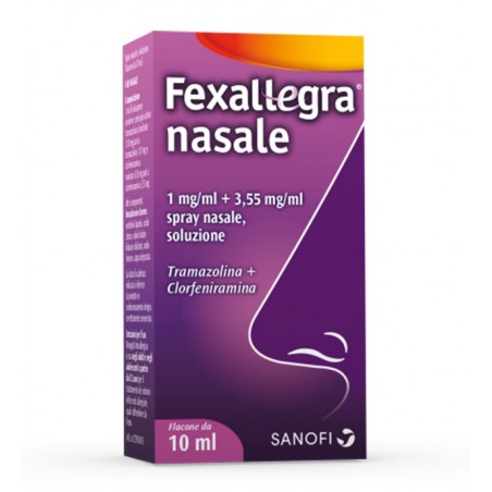 Opella Healthcare Italy Fexallegra Nasale 1 Mg/ml + 3,55 Mg/ml Spray Nasale, Soluzione Tramazolina + Clorfeniramina