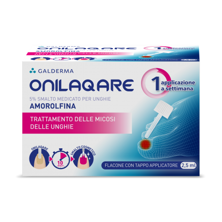 Galderma Italia Onilaqare 5% Smalto Medicato Per Unghie Amorolfina