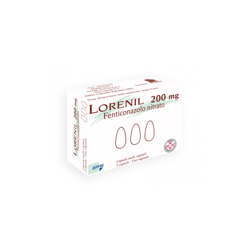 Lorenil 200 Mg 3 Capsule Molli Vaginali