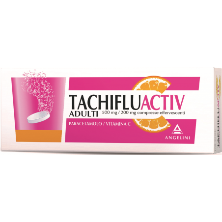 compresse effervescenti antipiretiche Tachifluactiv Adulti