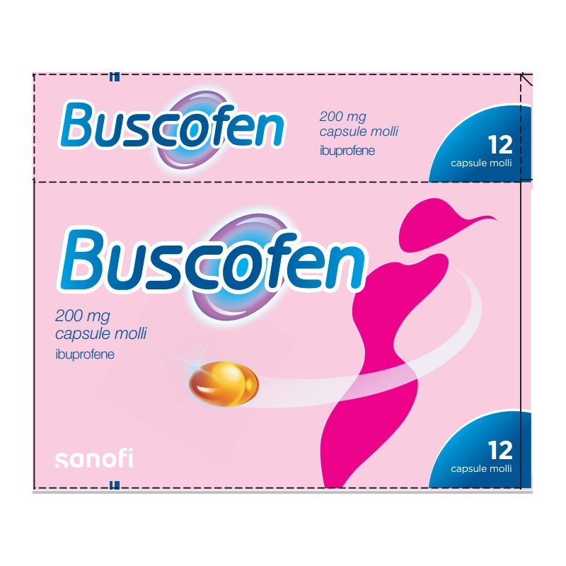 Buscofen 200 Mg 12 Capsule Molli Ibuprofene