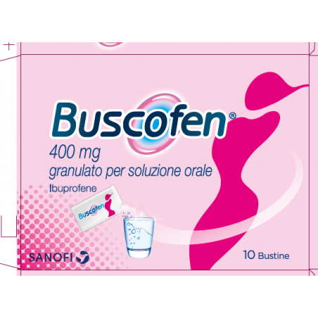 Buscofen 400 Mg Granulato Per Soluzione Orale Ibuprofene 10 buste