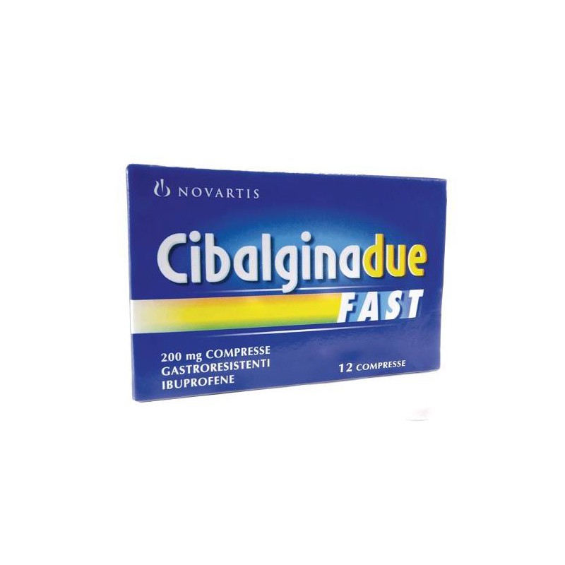 Cibalgina Due Fast 200 Mg ibuprofene 12 Compresse Gastroresistenti