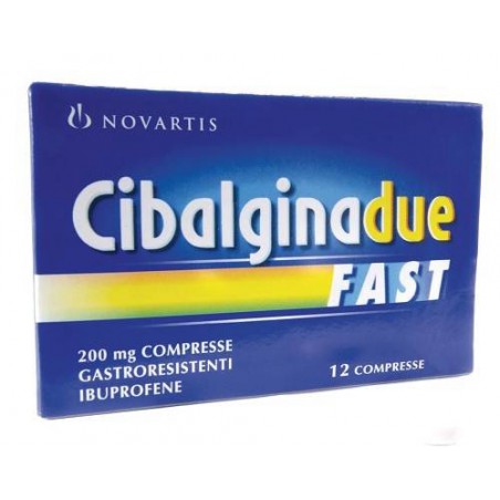 Cibalgina Due Fast 200 Mg ibuprofene 12 Compresse Gastroresistenti