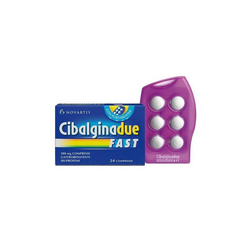 Cibalgina Due Fast 200 Mg ibuprofene 24 Compresse Gastroresistenti