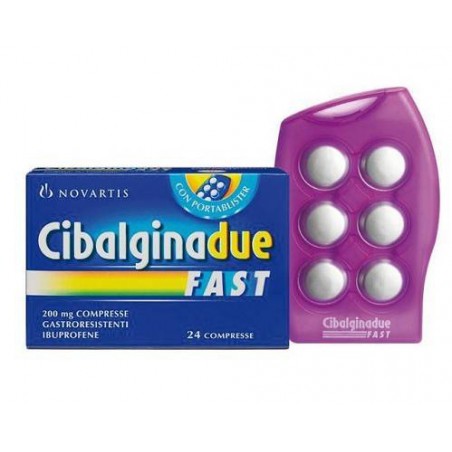 Cibalgina Due Fast 200 Mg ibuprofene 24 Compresse Gastroresistenti