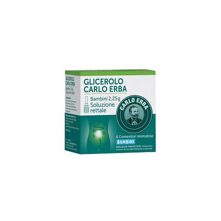 Carlo Erba Otc Glicerolo Bambini 2,25 G Soluzione Rettale