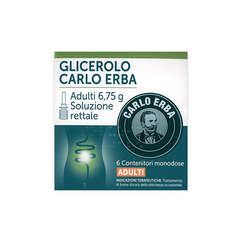 Carlo Erba Glicerolo Adulti 6,75 g soluzione rettale