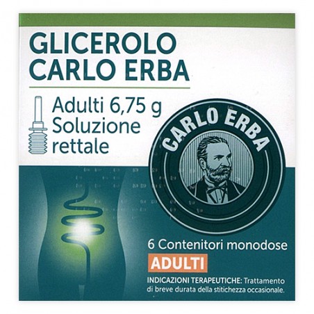 Carlo Erba Glicerolo Adulti 6,75 g soluzione rettale