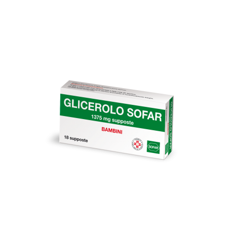 Glicerolo Alfasigma Bambini 1375 Mg Supposte 18 supposte