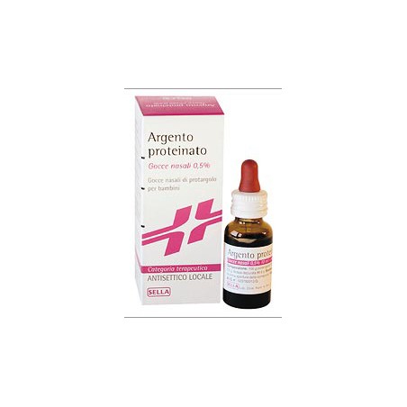 Argento Proteinato Sella Bambini 0,5% Gocce Nasali E Auricolari flaconcino 10 ml