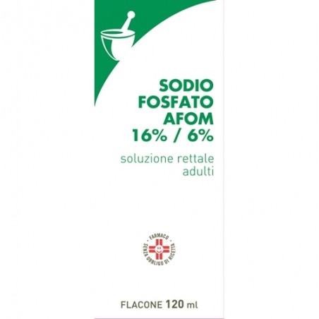 Aeffe Farmaceutici Sodio Fosfato Afom 16% / 6% Soluzione Rettale Sodio Fosfato Monobasico E Sodio Fosfato Bibasico