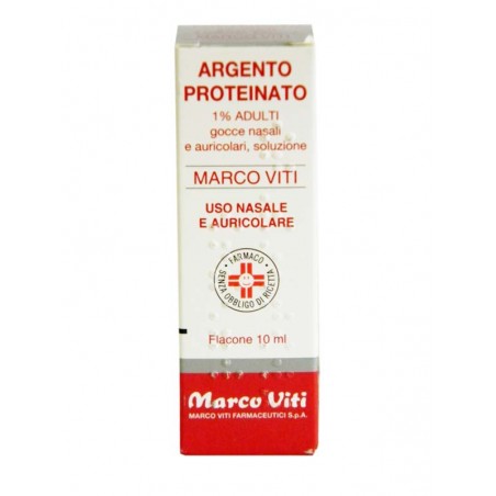 Argento Proteinato Marco Viti 1% Gocce Nasali E Auricolari adulti 10 ml