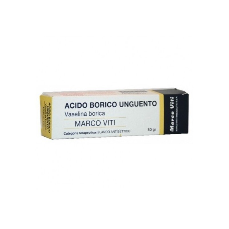 Acido Borico Marco Viti 3% Unguento 30 gr antisettico e disinfettante