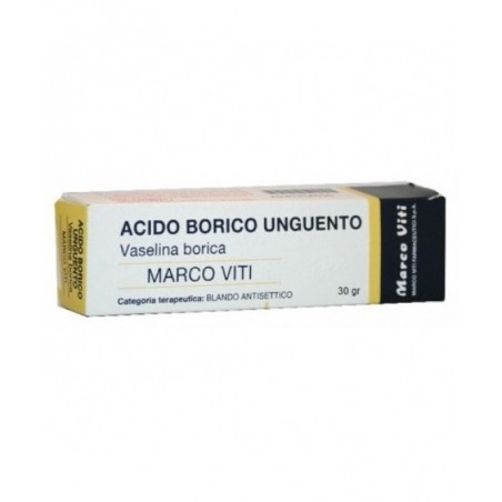 Acido Borico Marco Viti 3% Unguento 30 gr antisettico e disinfettante