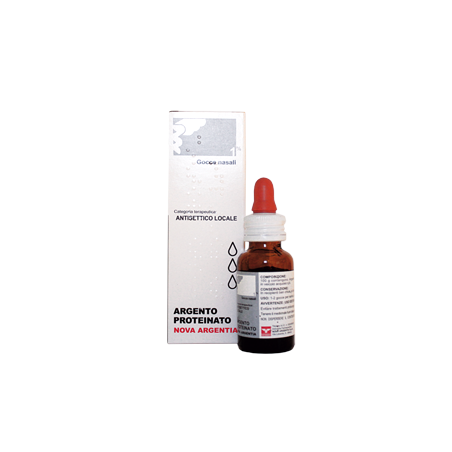 Argento Proteinato Nova Argentia 1% Gocce Nasali E Auricolari 10 ml