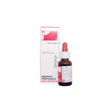 Argento Proteinato Nova Argentia Bambini 2% Gocce Nasali E Auricolari 10 ml