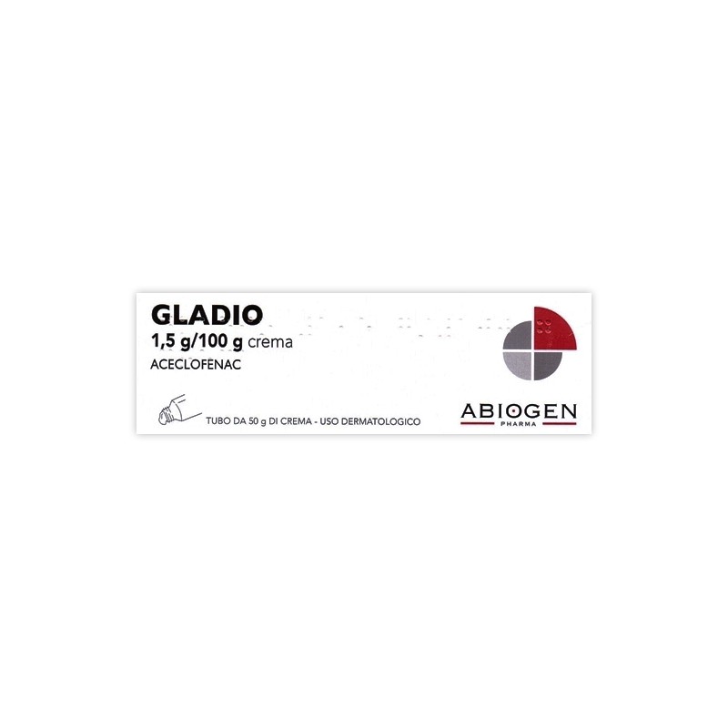 Abiogen Pharma Gladio 1,5 G/100 G Crema Aceclofenac