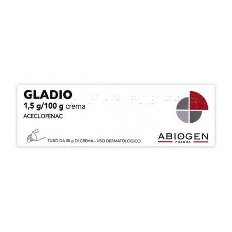 Abiogen Pharma Gladio 1,5 G/100 G Crema Aceclofenac