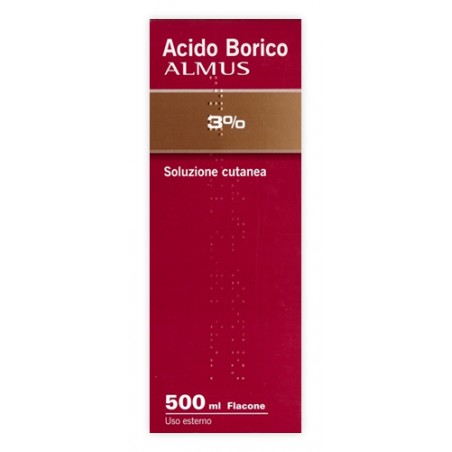 Acido Borico Almus 3% Unguento Acido Borico Almus 3% Soluzione Cutanea