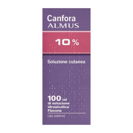 Canfora Almus 10% Soluzione Cutanea