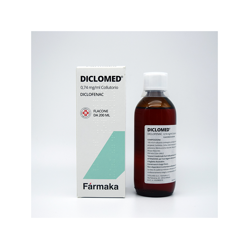 Farmaka Diclomed 0,74 Mg/ml Collutorio Diclofenac