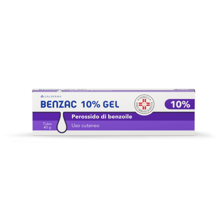 Benzac 10% Gel Perossido Di Benzoile 40 gr