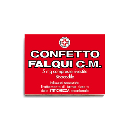 Falqui Prodotti Farmac. Confetto Falqui C.m. 5 Mg Compresse Rivestite Bisacodile