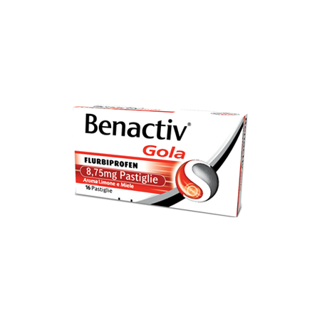 Benactiv Gola 8,75 mg 16 pastiglie gusto limone e miele