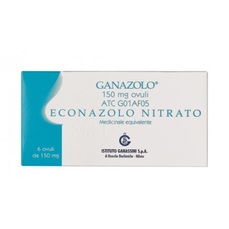 Ist. Ganassini Ganazolo 10 Mg/g Crema Vaginale Ganazolo 150 Mg Ovuli Econazolo Nitrato Medicinale Equivalente