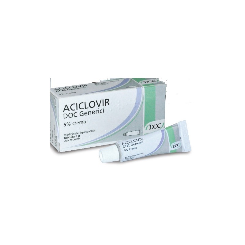 Aciclovir Doc Generici 5% Crema Medicinale Equivalente