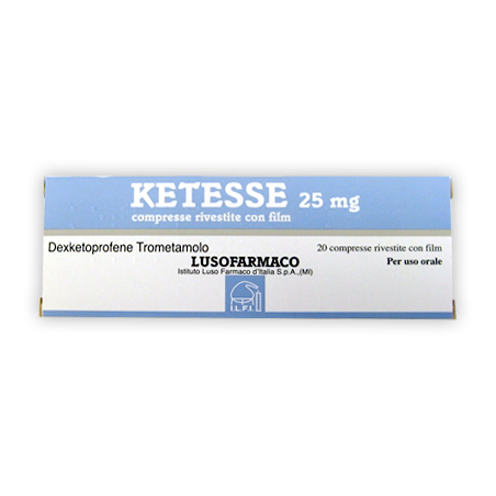 Ist. Lusofarmaco D'italia Ketesse 25 Mg Compresse Rivestite Con Film Dexketoprofene