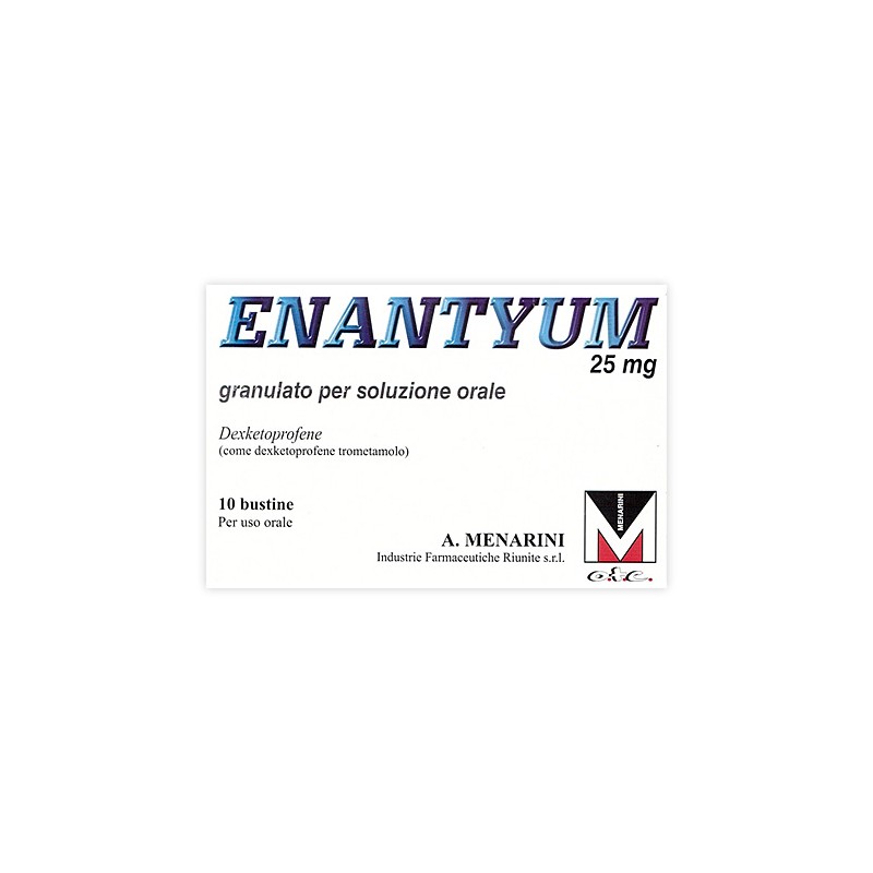 A. Menarini Ind. Farm. Riun. Enantyum 25 Mg Granulato Per Soluzione Orale Dexketoprofene 10 bustine