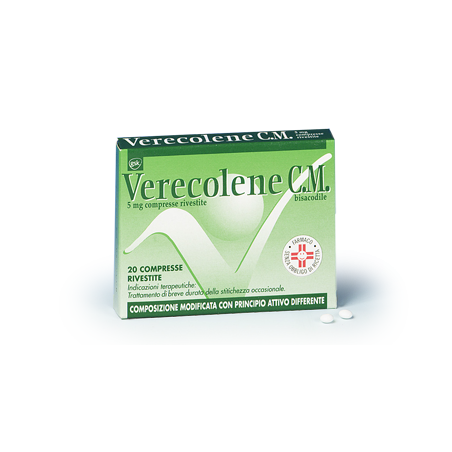 Perrigo Italia Verecolene C.m. 5 Mg Compresse Rivestite Bisacodile