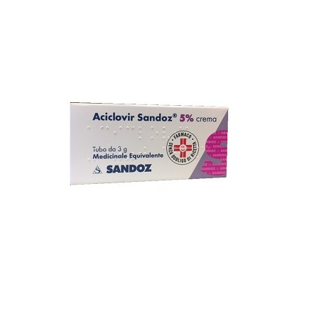 Aciclovir Sandoz 5% Crema Medicinale Equivalente