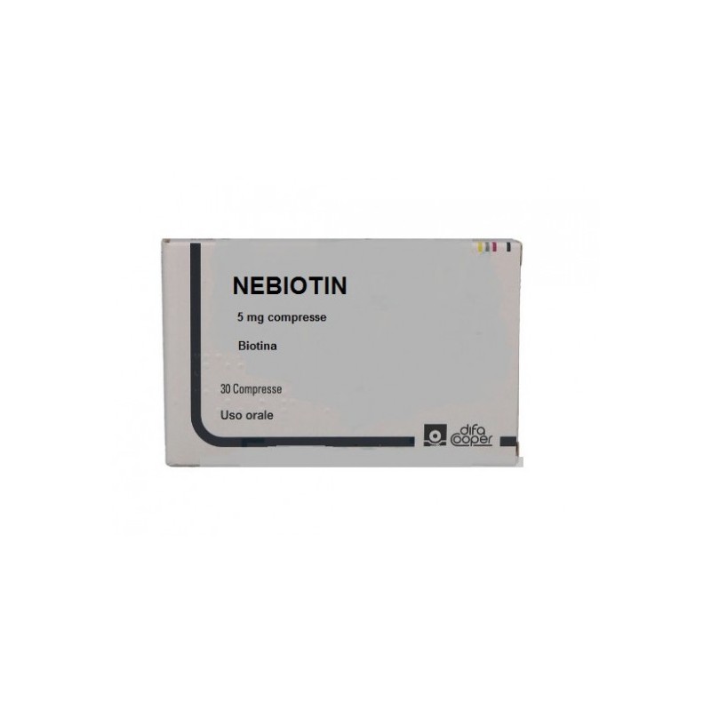 Difa Cooper Nebiotin 5 Mg Compresse Biotina