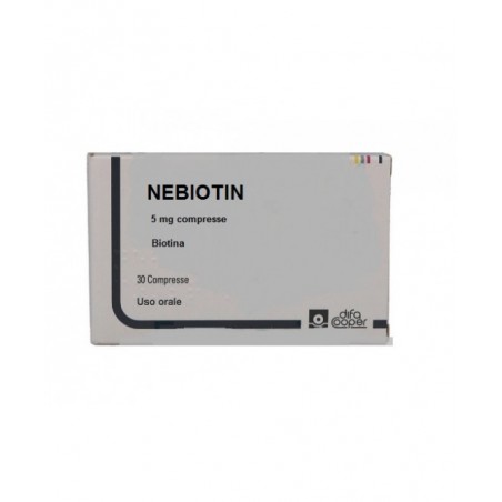 Difa Cooper Nebiotin 5 Mg Compresse Biotina