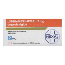 15 capsule rigide Loperamide Hexal 2 Mg