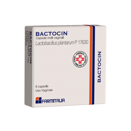 Farmitalia - Soc. Unipers. Bactocin Capsule Molli Vaginali Lactobacillus Plantarum P 17630