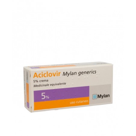 Aciclovir Mylan Generics 5% Crema Medicinale Equivalente