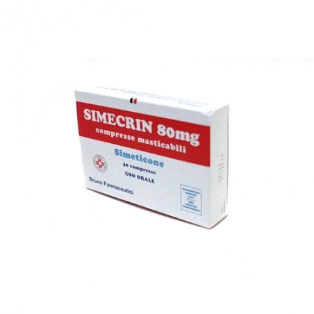 Simecrin 80 Mg 30 Compresse Masticabili per meteorismo gastro-enterico